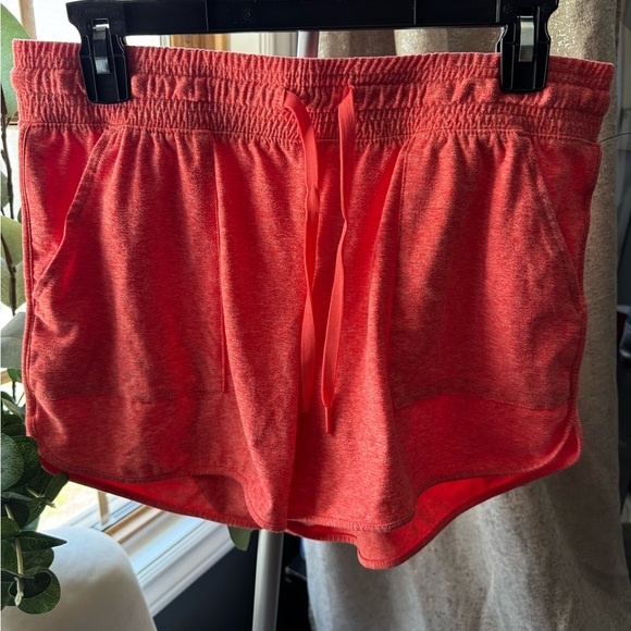 Athletic Works Pink Athletic Shorts Elastic Waistband Lightweight - Picture 2 of 3